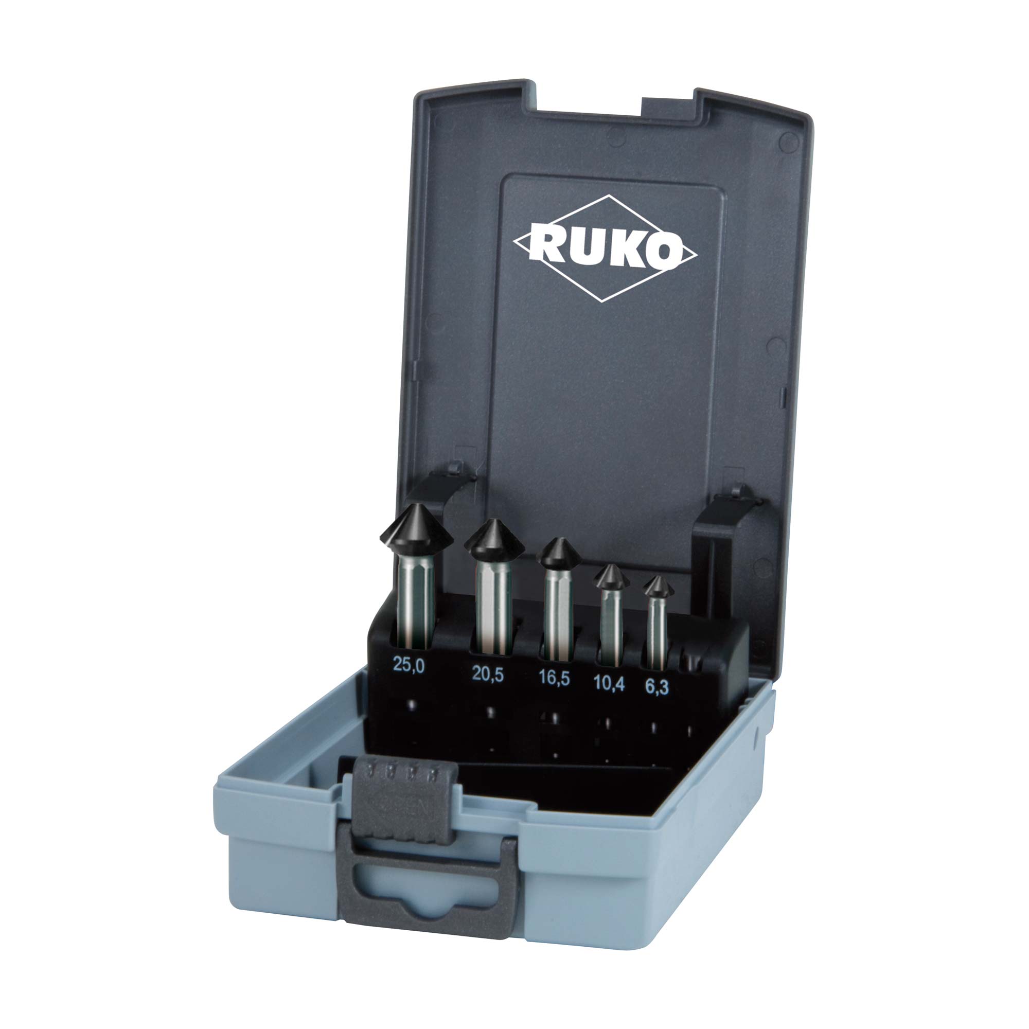 Набор зенковок Ruko UltimateCut 90° 6,3-25мм HSSE-Co5 RUnaTEC 3z 5шт 102791EPRO