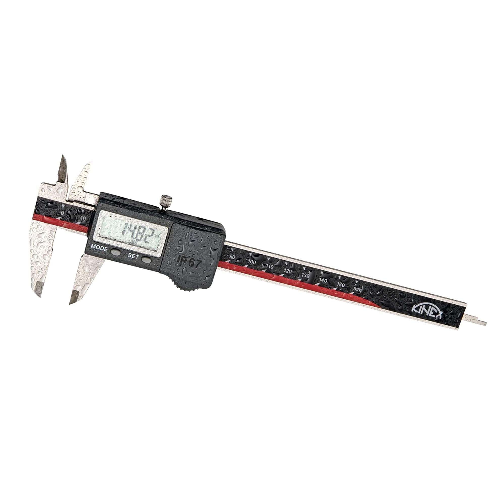 Штангенциркуль электронный Kinex ШЦЦ-1-150/40мм 0,01мм DIN862 IP67 6040-25-150