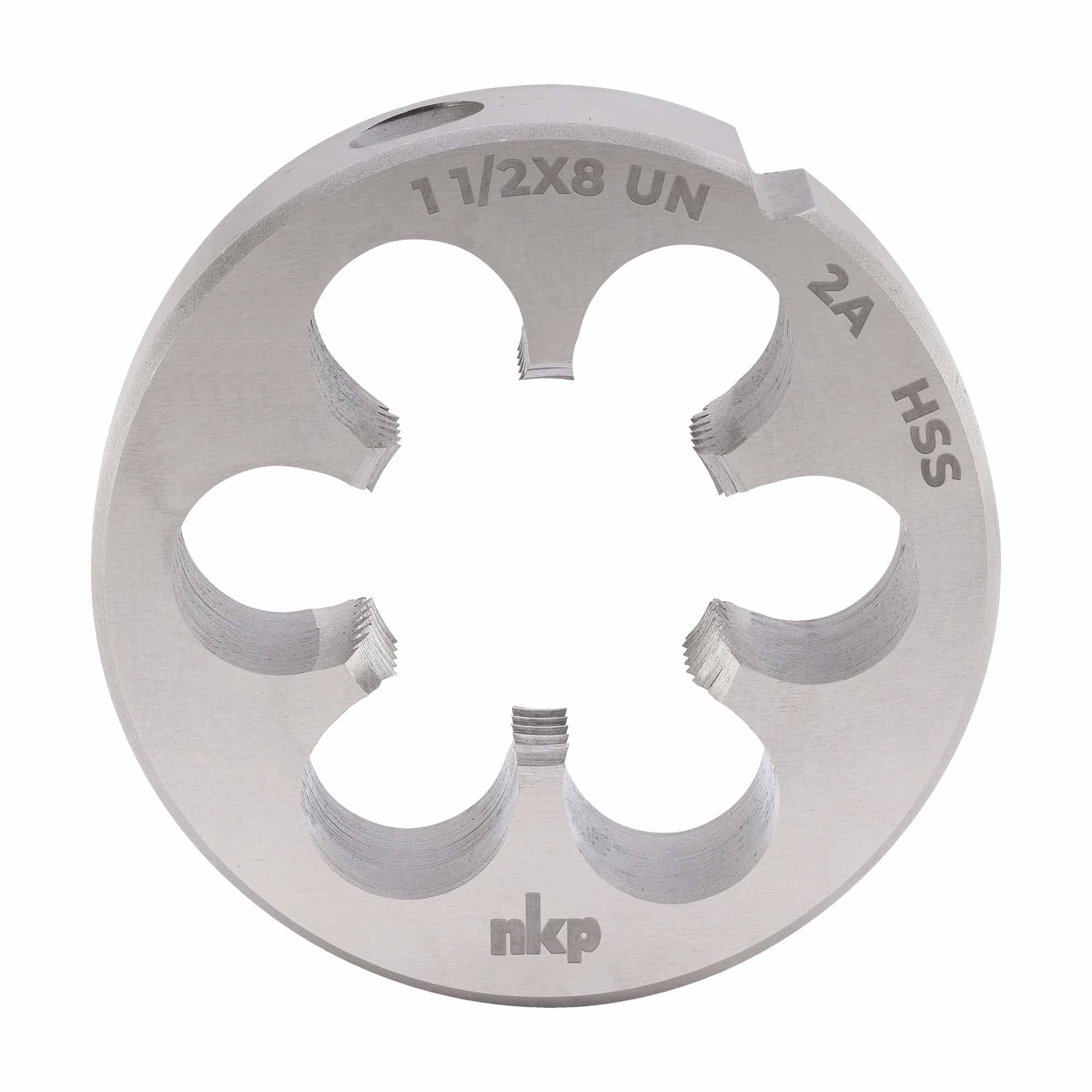 Плашка дюймовая NKP UN 1,1/2"-8 HSS DIN22568 75x20мм 24910120UN08