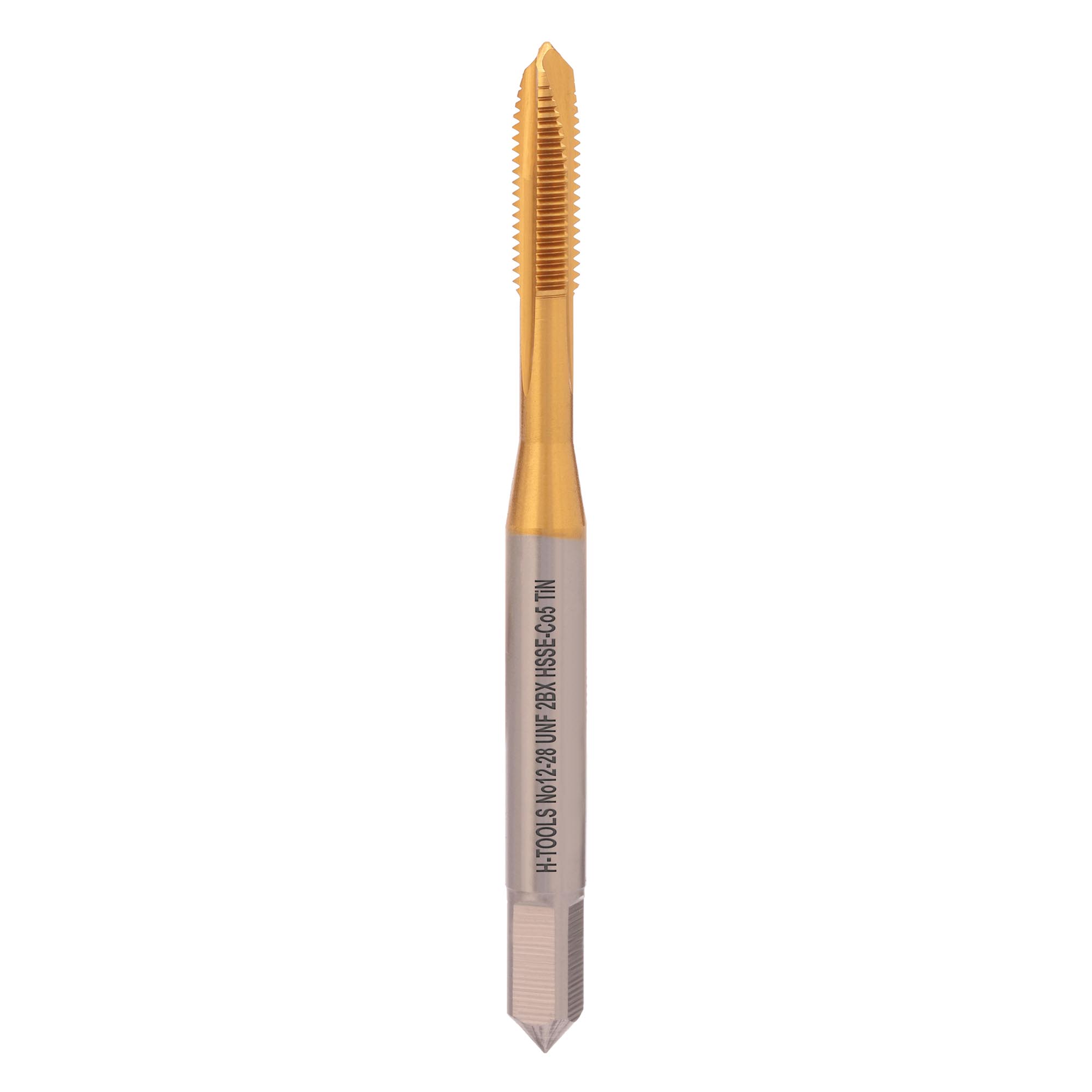 Метчик машинный H-Tools HSSE-TiN DIN371 UNF №12 -28 76512ETHT