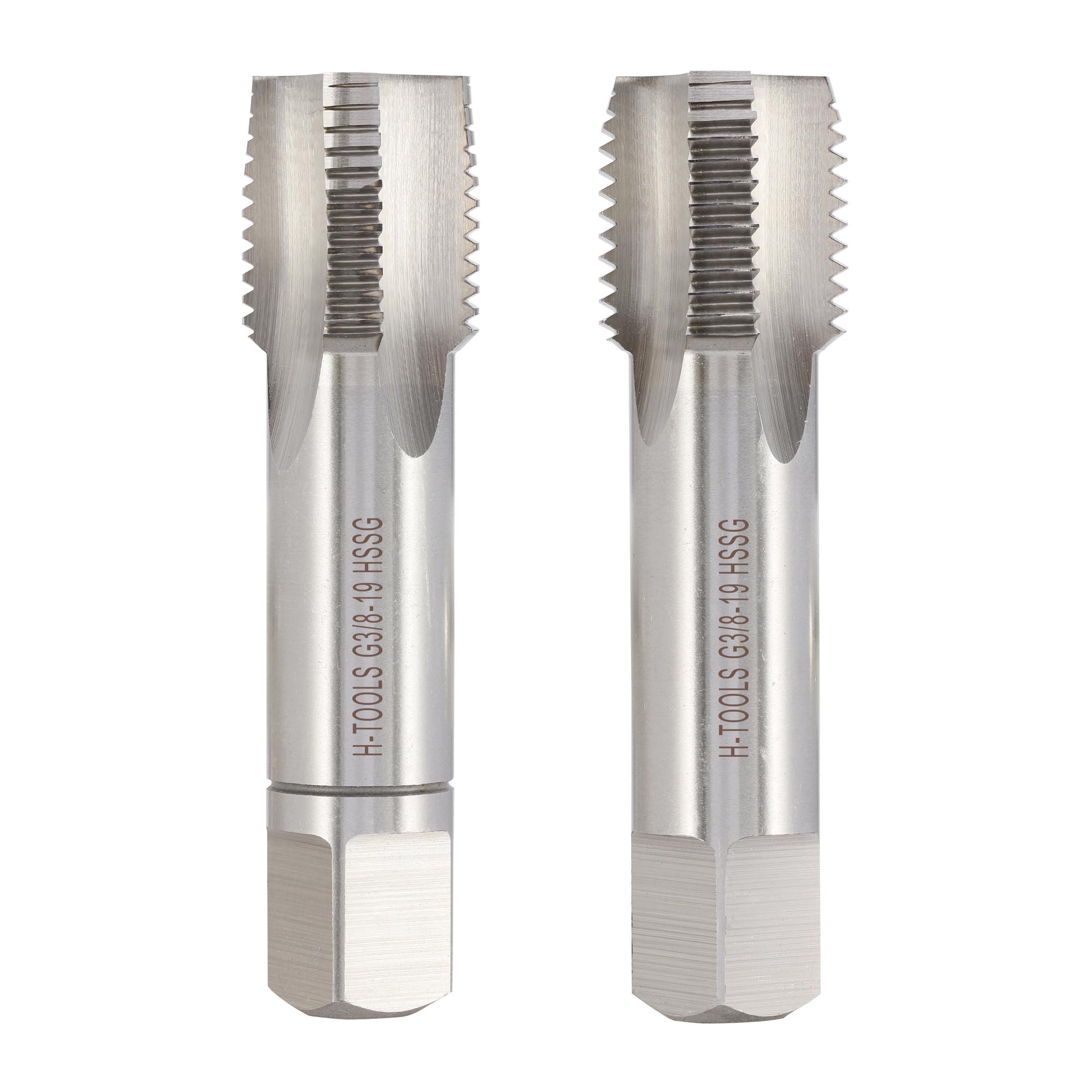 Набор метчиков 2шт H-Tools HSS-G DIN5157 G 3/8"-19 25316HT