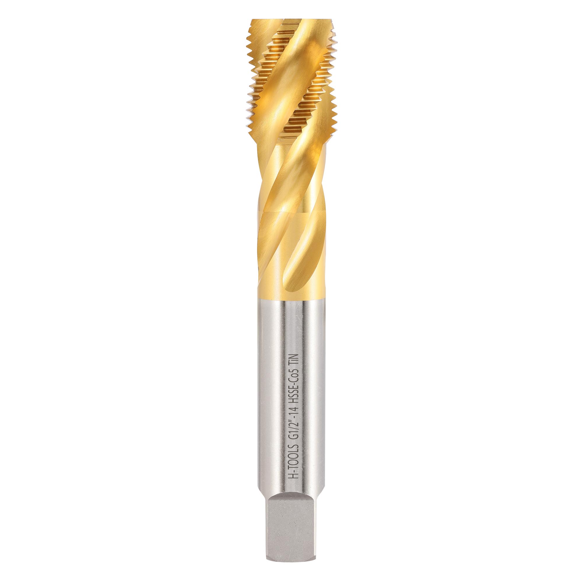 Метчик винтовой машинный H-Tools G1/2"-14 DIN5156 HSSE TiN 263012EHT