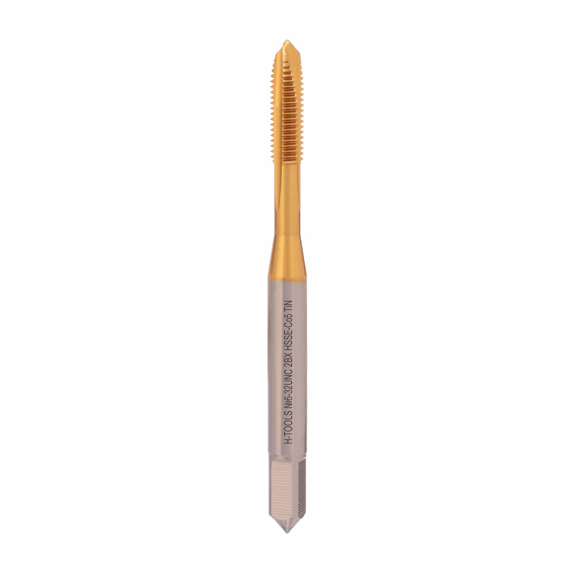 Метчик машинный H-Tools HSSE-TiN DIN371 UNC №6 -32 74506ETHT