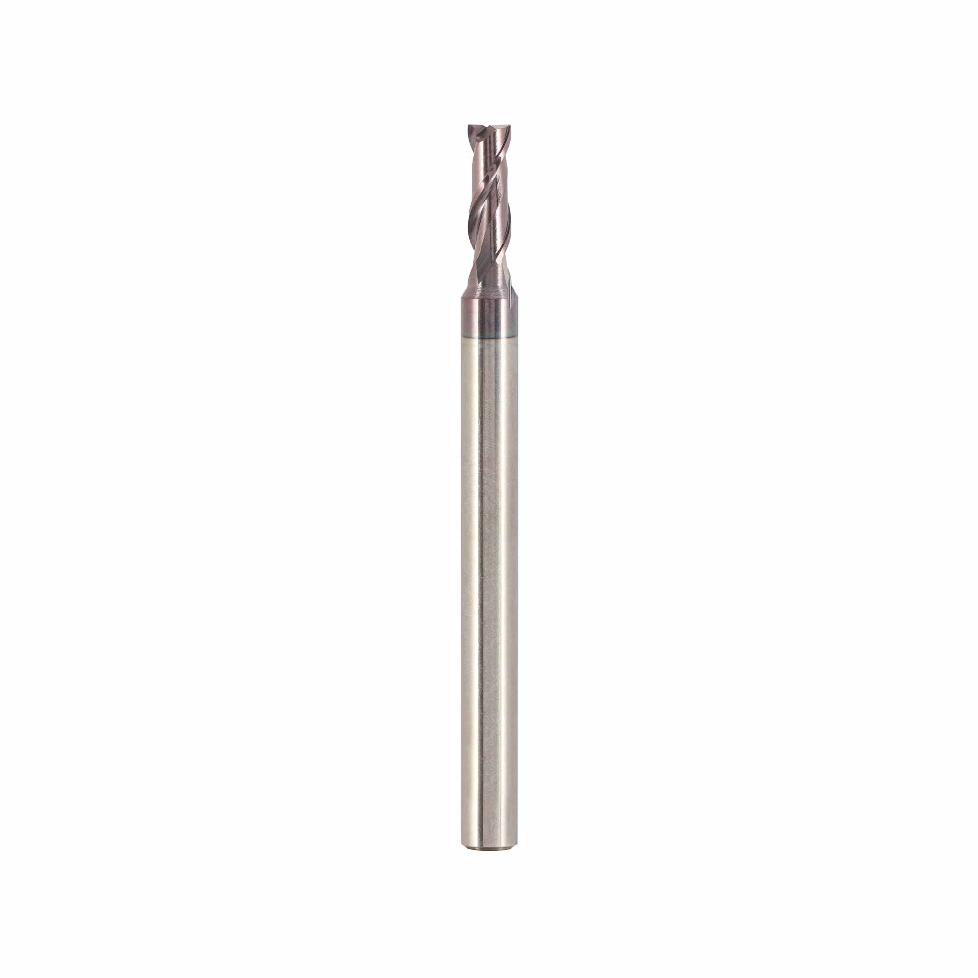 Фреза твердосплавная по металлу H-Tools 2,5x50/7мм d04 2z 55HRC P20 TiALN 19989-025