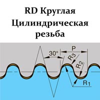 Метчики для резьбы Rd, 30°