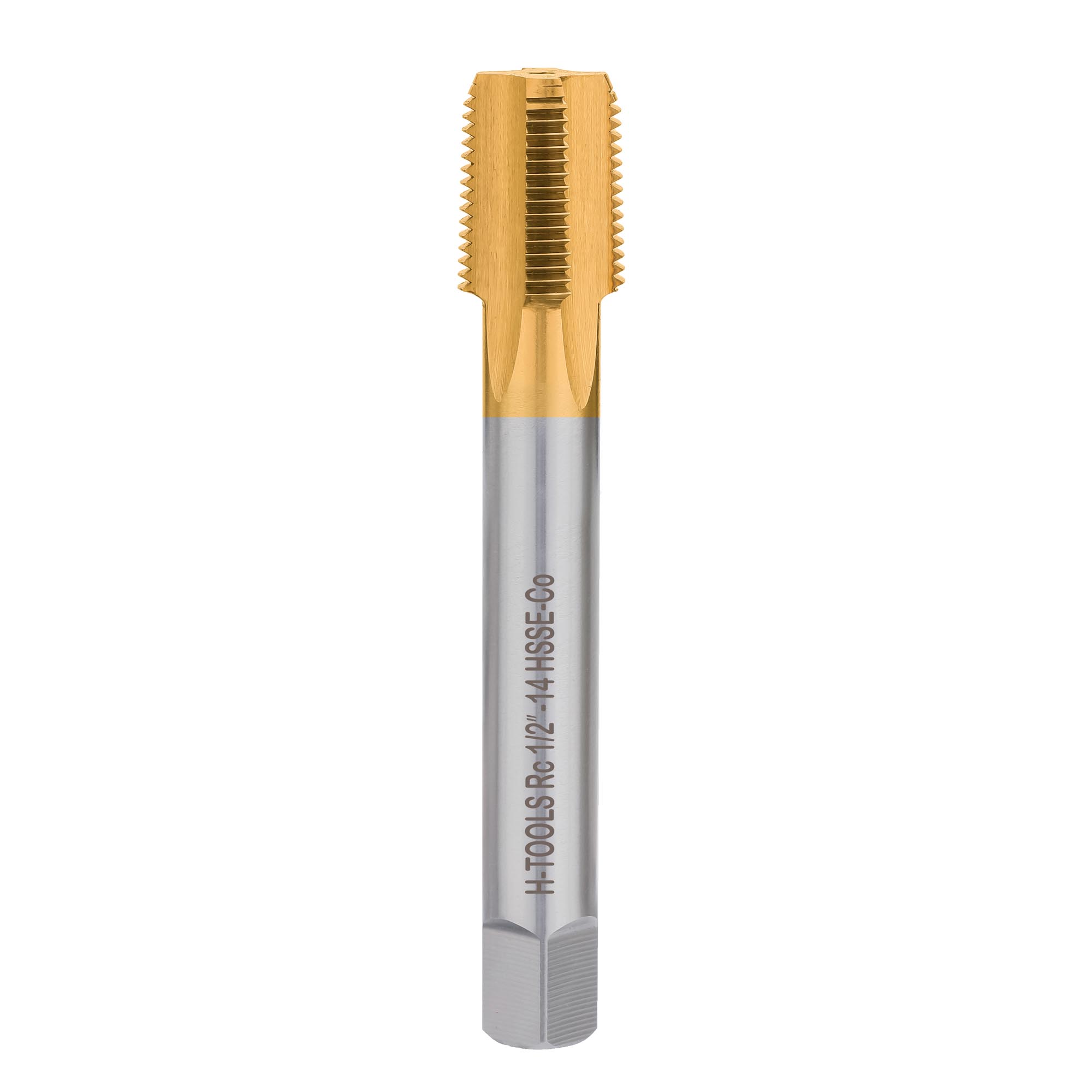 Метчик конический машинный H-Tools HSSE-TiN Rc BSPT 1/2"-14 55° 73410EHT