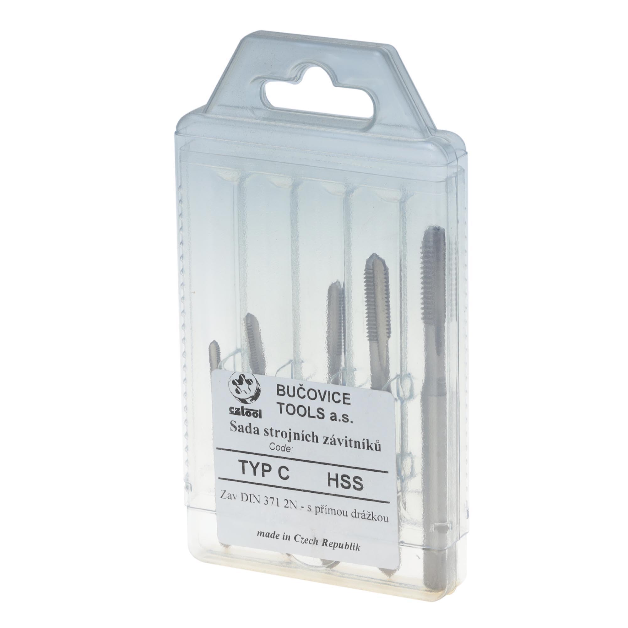 Набор машинных метчиков Bucovice Tools M4-M10 HSS DIN371 5пр 101010