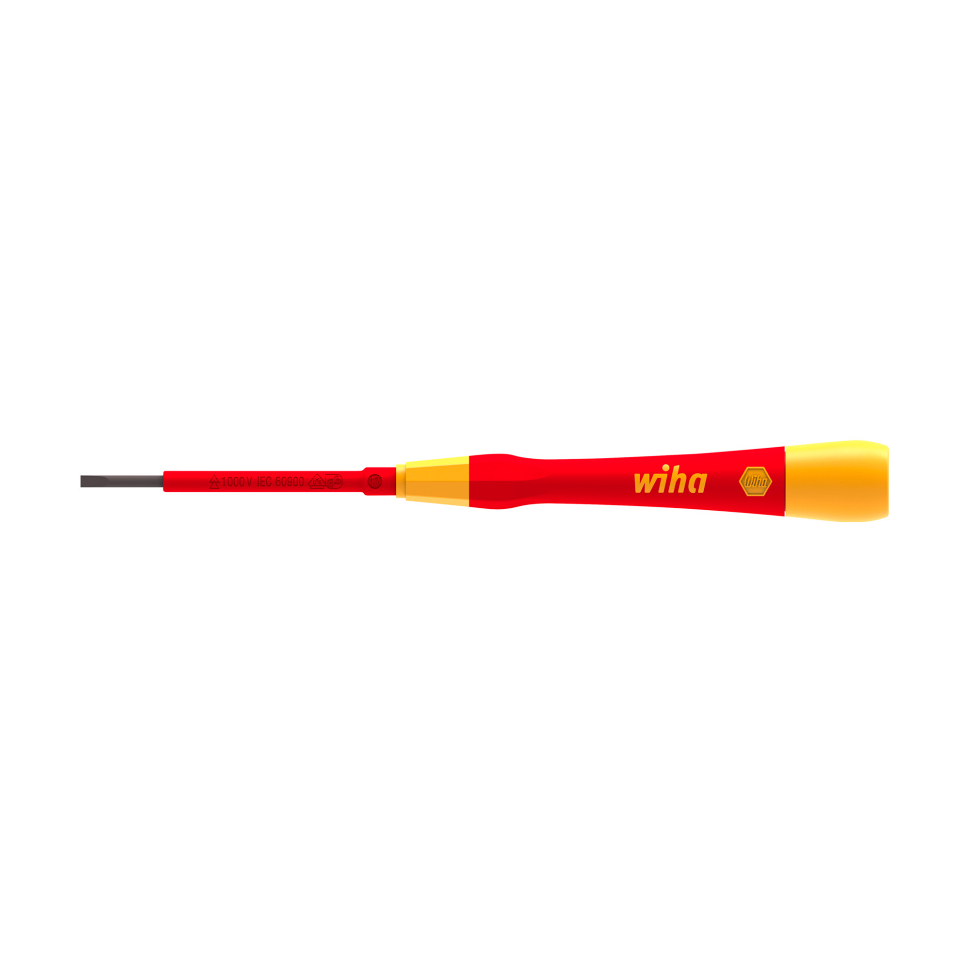Отвертка диэлектрическая PicoFinish Electric SL3,0х65мм Wiha 2270P 42377