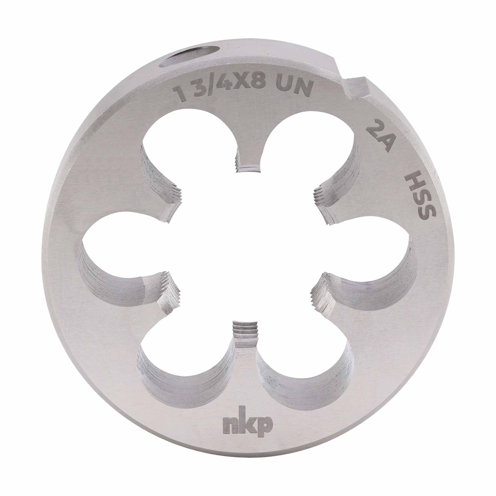 Плашка дюймовая NKP UN 1,3/4"-8 HSS DIN22568 90x36мм 24910340UN08
