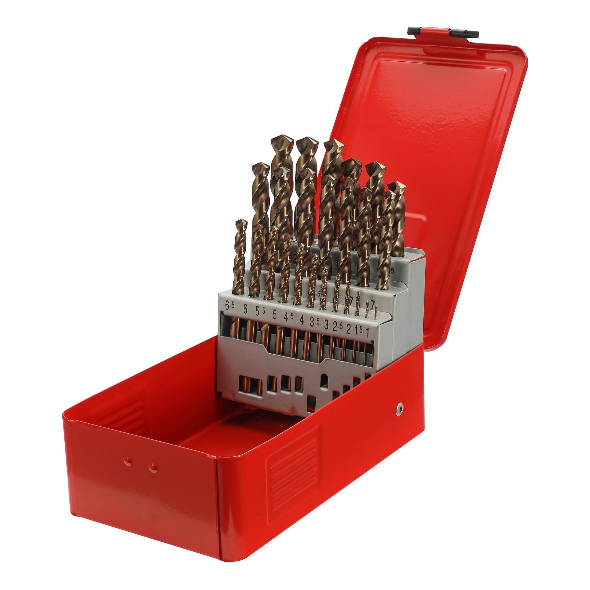 Набор сверл по металлу H-Tools Pro 1-13мм 25шт HSSE-Co5 130° DIN338 215215PRO