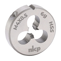 Плашка NKP М4х0,5 DINEN22568 HSS 6g 20х5мм 240041N