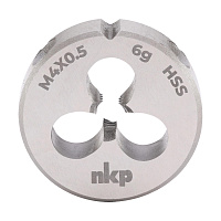 Плашка NKP М4х0,5 DINEN22568 HSS 6g 20х5мм 240041N