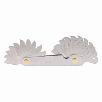 Резьбомер UNC 4-64Tpi 22шт MASTER-TOOL 1090202010033