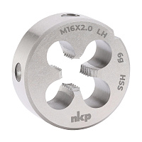 Плашка левая NKP М16х2,0 DINEN22568 HSS 6g 45х18мм 250160N