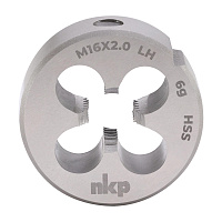 Плашка левая NKP М16х2,0 DINEN22568 HSS 6g 45х18мм 250160N
