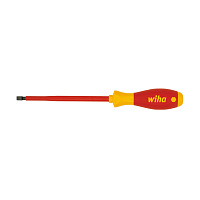 Отвертка диэлектрическая SoftFinish Electric SL10,0х1,6х200мм Wiha 320N 00832